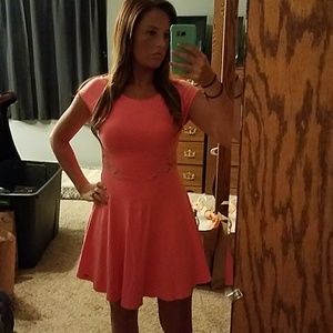 Hollister Pink Dress with Lace Detail